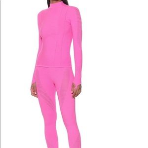 Adam Selman Rib Knit leggings Set